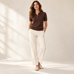 Women’s Textured Knit Polo