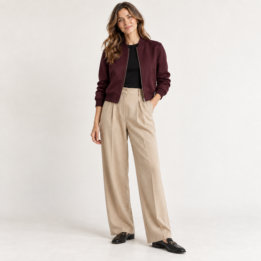 Women’s Minimal Bomber Jacket